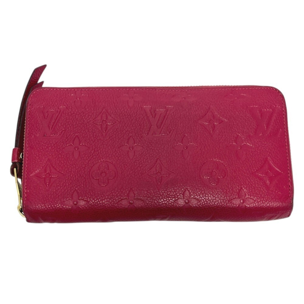 LOUIS VUITTON M63691 Zippy Wallet Round Zipper Long for Women, Scarlet Red
